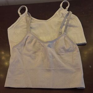 Bundle of 2 Lilac and graystone sports bras